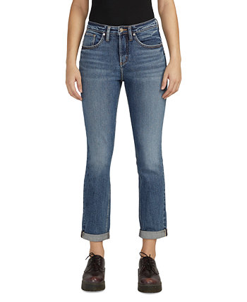Женские джинсы Beau из денима узкого кроя с высокой посадкой Silver Jeans Co.