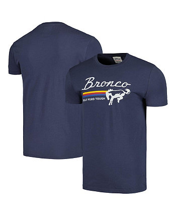 Мужская темно-синяя рваная футболка Bronco Brass Tacks American Needle