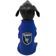 Футболка для домашних животных с вышивкой San Jose Earthquakes — 95% хлопок Unbranded