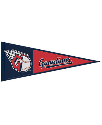 Шерстяной вымпел с основным логотипом Cleveland Guardians размером 13 x 32 дюйма Wincraft