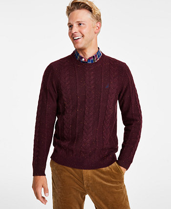 Мужской пуловер вязанной вязки, свитер с круглым вырезом Nautica