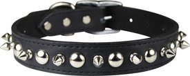 OmniPet Signature Leather Studs & Spikes Dog Collar OmniPet