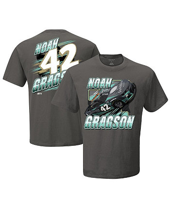 Мужская темно-серая футболка Noah Gragson Blister Legacy Motor Club Team Collection