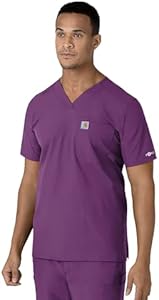 Carhartt Men's Men's Force V-Neck Shirttail Top Carhartt