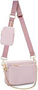 UTO Small Crossbody Bags for Women 3 in 1 Trendy Belt Purse Fashion Designer Mini Cute Sling Fanny Chest Pack UTO