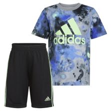 Комплект футболки и шорт adidas Tie Dye для мальчика для малышей Adidas