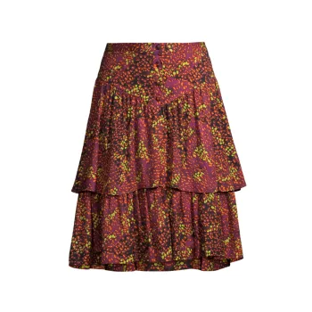 Многоярусная юбка с рюшами Undra Celeste