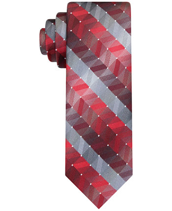 Мужской галстук в горошек с геометрическим рисунком Van Heusen
