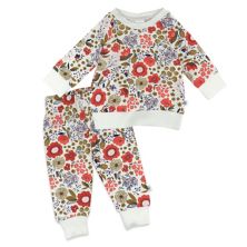 Baby Girl HONEST BABY CLOTHING Органический пижамный комплект из 2 предметов HONEST BABY CLOTHING