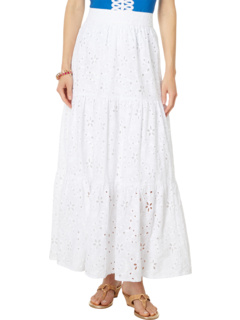 Женская Юбка миди Lilly Pulitzer Winslow Eyelet Lilly Pulitzer