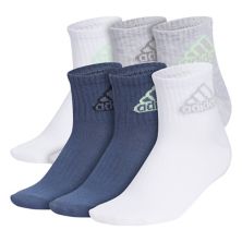 Boys adidas 6-Pack Superlite Classic Quarter Socks Adidas