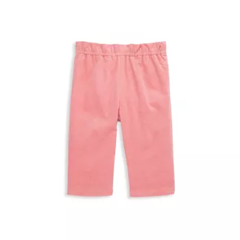 Для маленьких девочек &amp; Вельветовые брюки в бумажном пакете для девочек Bonpoint