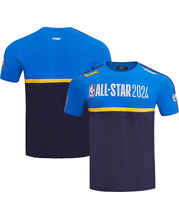 Мужская и женская темно-синяя футболка из синели с изображением Матча всех звезд НБА 2024 года Pro Standard