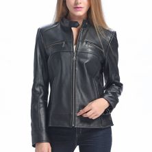 Women's Maura Leather Jacket BGSD