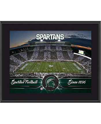 Сублимированная табличка команды Spartans штата Мичиган размером 10,5 x 13 дюймов Fanatics Authentic