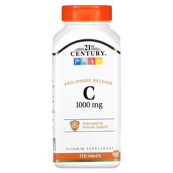 C-1000, Пролонгированное высвобождение, 110 таблеток 21st Century
