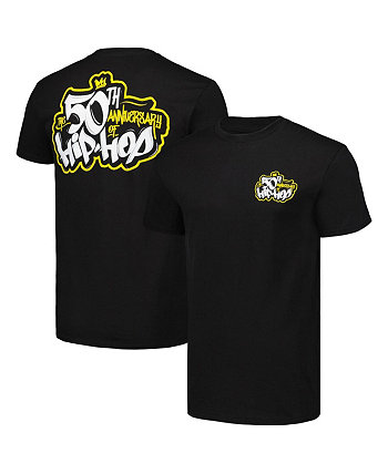 Мужская черная футболка с рисунком "50-летие хип-хопа" Philcos