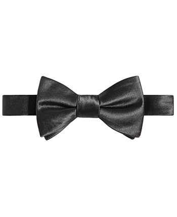 Men's Black & Gold Solid Bow Tie Tayion Collection
