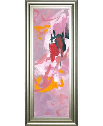 Картина "Композиция 1B" Мелиссы Ван в рамке с принтом - 18 "x 42" Classy Art