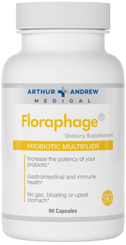 Arthur Andrew Medical Inc. Пробиотический умножитель Floraphage™ -- 90 капсул Arthur Andrew Medical