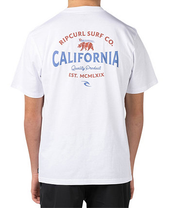 Мужская футболка с коротким рукавом Big Cali Bear Prem Rip Curl