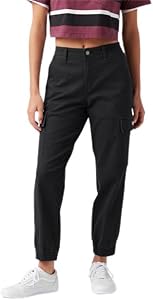 Dickies Women's High Rise Fit Cargo Jogger Pants (Standard and Plus Size) Dickies