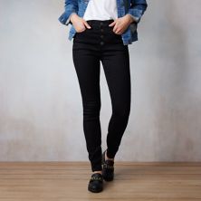 Женские джинсы скинни с пятью карманами и высокой посадкой LC Lauren Conrad Curvy LC Lauren Conrad