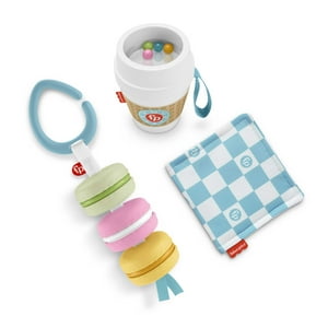 Fisher-Price Bakery Treats Gift Set Pretend Food Sensory Toys & Teether for Newborns, Unisex Fisher-Price