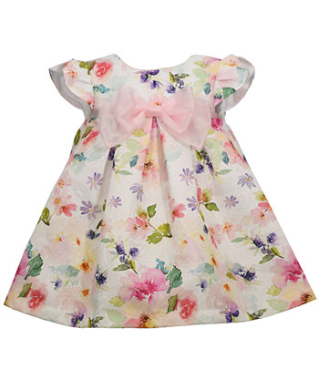 Плиссированное платье с тюльпанами и трусиками для маленьких девочек Bonnie Baby
