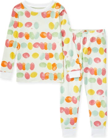Пижамный комплект из 2 предметов: футболка и брюки с принтом Egg Hunt Burt's Bees Baby