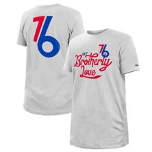 Men's New Era White Philadelphia 76ers 2022/23 City Edition Big & Tall T-Shirt New Era