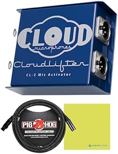 Cloud CL-2 Cloud lifter 2-канальный микрофонный активатор с Pig Hog кабелем и Liquid Audio тканью, +25dB чистого усиления Liquid Audio