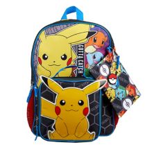 Pokemon 5 pc Backpack Set Licensed Character