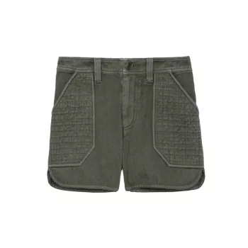 Cotton Twill Patch-Pocket Shorts Zadig & Voltaire