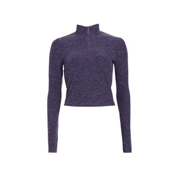 Training Heathered Stretch Crop Sweatshirt YEAR OF OURS