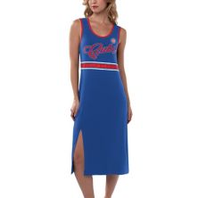 Women's G-III 4Her by Carl Banks Royal Chicago Cubs Main Field Maxi Dress In The Style