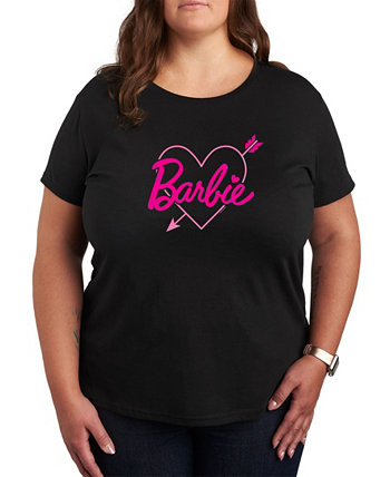 Модная футболка больших размеров Барби Air Waves с рисунком ко Дню святого Валентина Hybrid Apparel