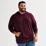 Big & Tall Sonoma Goods For Life® Supersoft Double-Knit Hoodie Sonoma