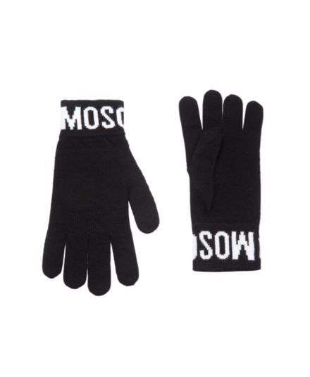 Шерстяные перчатки Moschino