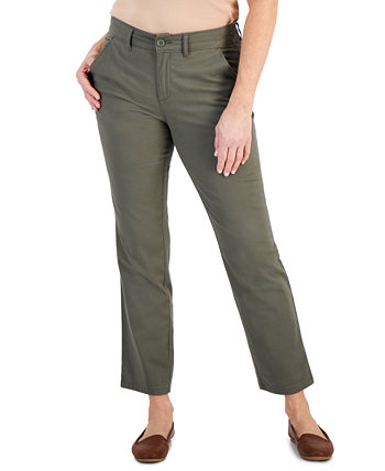 Женские прямые брюки-чинос со средней посадкой, созданные для Macy's Style & Co