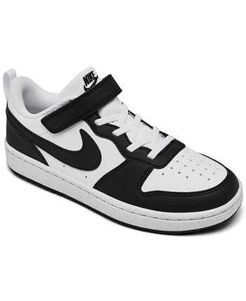 Little Kids' Court Borough Low Recraft Fastening Strap Casual Sneakers from Finish Line Nike