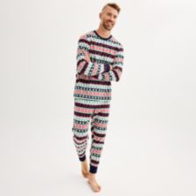 Men's Jammies For Your Families® Christmas Morning Fairisle Top & Bottoms Pajama Set Jammies For Your Families