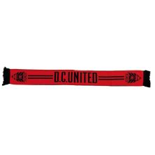 Red D.C. United Red 'N Black Knit Scarf Ruffneck Scarves