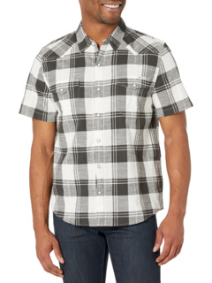 Рубашка в стиле вестерн с короткими рукавами в клетку Добби Lucky Brand