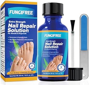 Toenail Fungus Treatment for Nail Repair: Toenail Fungus Treatment Extra Strength for Athlete's Foot of Discolored Damaged Nails Care At Home FungiFree