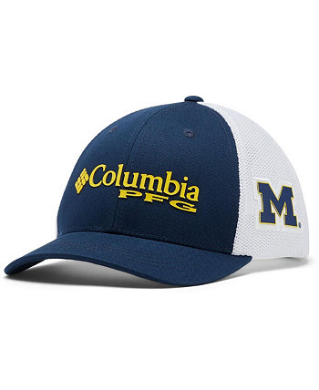 Youth Navy Michigan Wolverines Collegiate PFG Snapback Hat Columbia