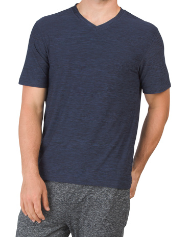 Активная футболка с V-образным вырезом Ultra Luxe Space Dye LEG3ND