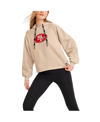 Женский кремовый пуловер с капюшоном San Francisco 49ers Debbie Dolman реглан DKNY