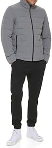 DKNY Mens Light Weight Quilted Puffer Jacket DKNY