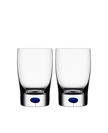 Orrefors Intermezzo Blue, малый стакан / пара для сока Home Styles